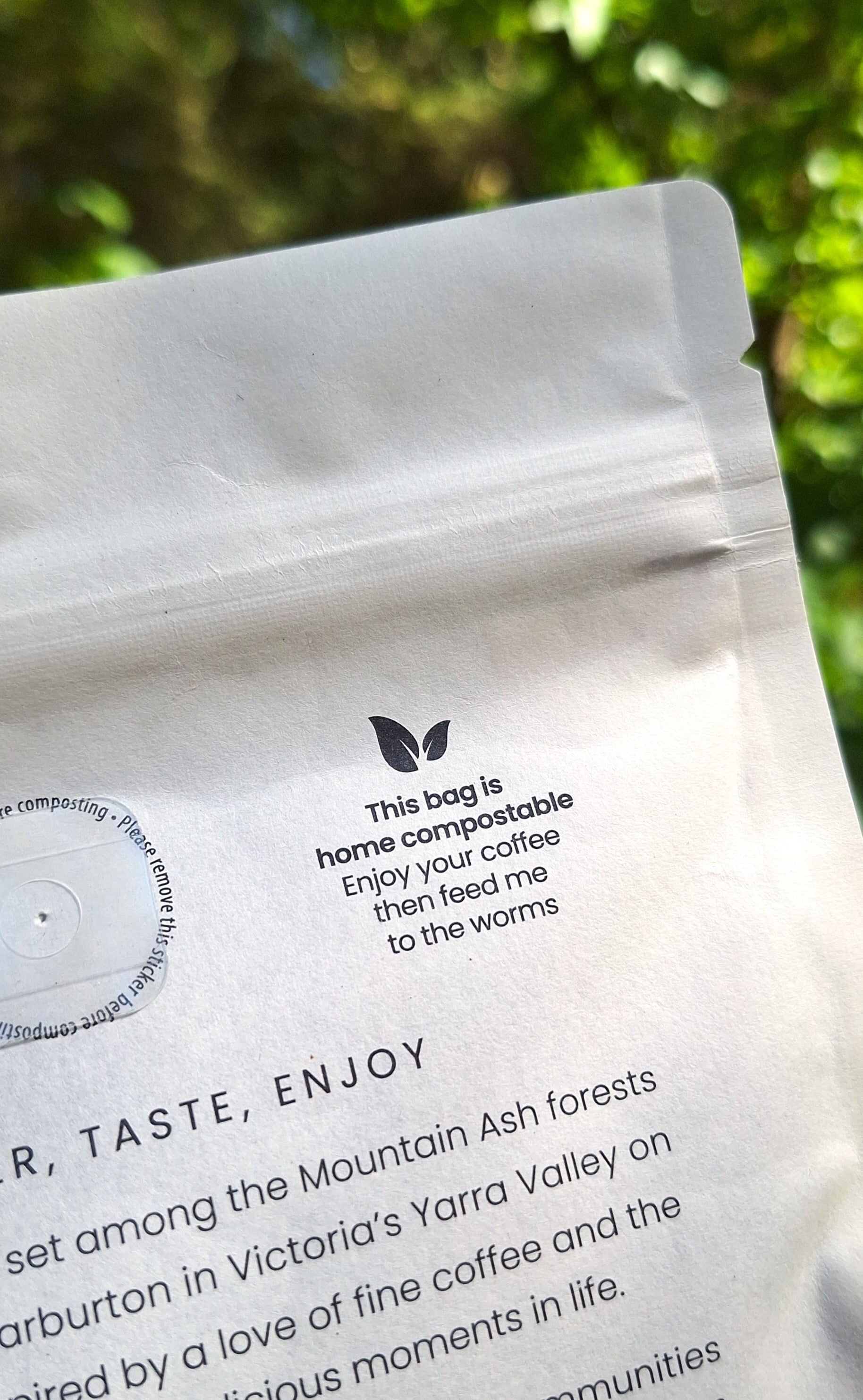 Unpacking Our Home-Compostable Coffee Bags