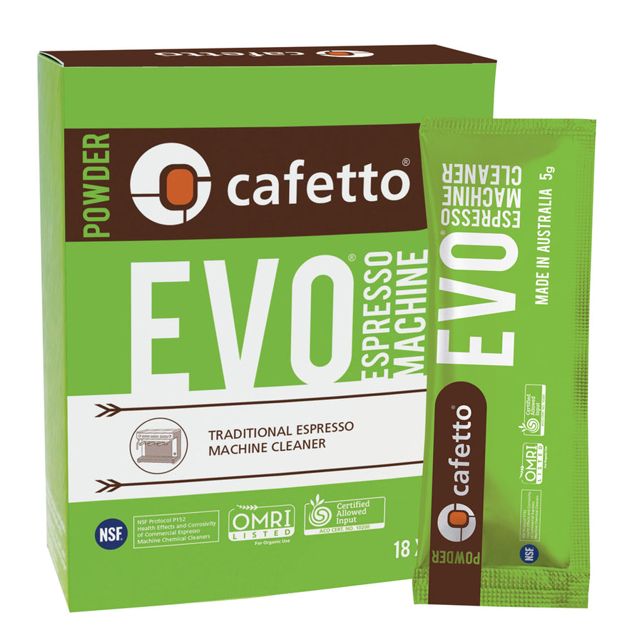 Cafetto Organic Espresso Machine Cleaner 18 x 5g Sachets